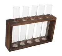 BESPORTBLE Vase Décoratif Créatif Verre Vase Tube à Essai pour Bureau Support pour Plantation Aquatique Vue Claire Eau Et Croissance des Racines