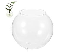 BESPORTBLE Vase en Verre à Trois Pattes Bocal à Poisson Multifonction Petit Bol à Poisson Bol D'aquarium De Table Bocal à Poissons D'aquarium Aquariums Bocaux à Poissons Un Verre
