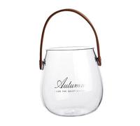 BESPORTBLE Vase Verre avec Anse Boîte Décorative De Rangement Mobilier De Maison pour Fleurs Et Plantes