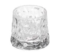 BESPORTBLE Verre à Whisky Design Martelé Fond Épais Anti-basculement, Gobelet Robuste en Verre Transparent, Coupe à Vin Polyvalente pour Maison et Bar, pour Dégustation et Soirée