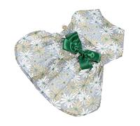 BESPORTBLE Vêtements pour Animaux De Compagnie Jupe pour Chat Et Petit Chien Tenue Printanière Respirant avec Nœud Style Élégant pour