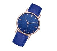 BESPORTBLE Watch du Ciel Étoilé Montre-Bracelet Dame Montres De Mode pour Femmes Montres Femmes Girl Watch Montre-Bracelet pour Femme Filles Montres Montres-Bracelets Dames Faux Cuir Bleu