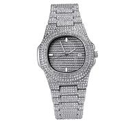 BESPORTBLE Zircon pour Hommes Bracelet De Mode Élégant à Quartz Durable Et Style Hip Pop pour Offrir