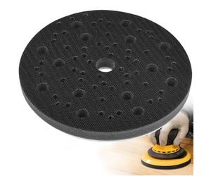 BESPOT isque souple Ø 150 mm, 70 trous, 1 pièce, couche intermédiaire en mousse souple, compatible avec Mirka, tampon de tampon pour ponceuse excentrique avec fermeture