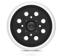 BESPOTCL Disque abrasif de 125 mm, avec 8 trous et système Velcro crochet et boucle, compatible avec ponceuse excentrique Bosch PEX 300 AE et PEX 400 AE, 1 plaque de ponçage moyennement dure