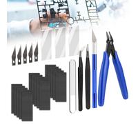 BESPOTCL Gundam Model Tools Kit Outils de Base Outils de Construction Loisirs Créatifs Kit pour Bâtiment, Voitures, Avions, Modélisme, Réparation et Fixation