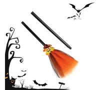 Besreey Balai de sorcière pour tout-petits - Accessoire de costume pour Halloween, jeu de rôle - Jouet pour anniversaire d'enfant - Déguisement de théâtre pour
