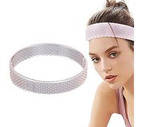 Besreey Bandeau de perruque en silicone, réglable, antidérapant, anti-transpiration, en silicone, serre-tête et cravate, bonnets de perruque confortables pour femmes et bandeaux de perruque pour