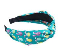 Besreey Bandeau large de Pâques, bandeau de Joyeuses Pâques | Décor de bandeaux imprimés noués pour femmes,Accessoires de coiffure au design noué pour les mariages, les vacances, les rendez-vous, les