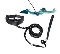 Besreey Ceinture de Résistance pour la Natation | Ceinture d'Entraînement de Natation - Équipement Élastique pour Piscine Femmes Hommes Adolescents