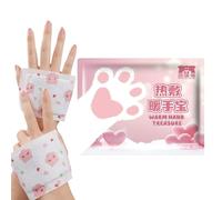 Besreey Chauffe-Mains Portable - 2 Pièces Autochauffants Portables Mignons - Patch Chauffant Autocollant pour Poches | pour Adultes Adolescents Pieds Ventre Hiver Extérieur Camping