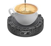 Besreey Chauffe-tasse électrique, chauffe-café | Chauffe-tasse 60 W en forme de volcan,Coussin chauffant à café réglable, dessous de verre thermostatique intelligent, chauffe-tasse de bureau pour