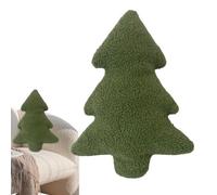 Besreey Coussin en forme de sapin de Noël - Coussin d'hiver - Coussin de Noël - Coussin décoratif mignon - 30 x 21 cm - Coussin de décoration de canapé pour Noël