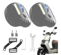 Besreey Garde de Poignée de Scooter Électrique - 1 Paire Protecteur d'Amélioration - Protection contre le Vent pour Guidon - pour Femmes Hommes Moto Vélotaf Aventure Tourisme