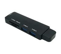 Besreey Hub USB 5 en 1, répartiteur de hub USB 3.0 - Extension de port USB portable robuste 5 en 1 - Station d'accueil USB C stable pour ordinateur portable, hub de données ultra fin pour la maison et