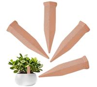 Besreey Insert Pour Pots À Auto-Arrosage,4 Pièces Appareils D'Arrosage Pour D'Intérieur | Système D'Irrigation Automatique Goutteur À Libération Lente En Terre Cuite Pour Serre, Pelouse Et