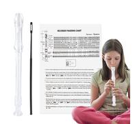 Besreey Instrument de flûte à bec soprano pour débutant - Avec 8 trous - Clarionette portable et résistante à l'humidité - Enregistreur économique pour
