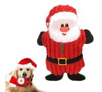 Besreey Jouets pour Chien Qui Couine | Jouets De Noël Saint Nicolas pour Chien | Peluche À Mâcher Mignonne pour Petit Et Moyen | Jeu en Extérieur Et pour Animal Âgé