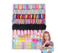 Besreey Lot de chouchous à cheveux - Coffret cadeau - Élastiques multicolores - Accessoires de cheveux pour filles - Ensemble de bandeaux élastiques colorés pour fête