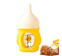 Besreey Mangeoire pour chatons, chiots, chatons, en silicone anti-suffocation, distributeur automatique de nourriture pour petits animaux avec échelle visuelle pour cochons d'Inde, furets