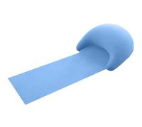 Besreey Matelas de plage d'extérieur, couverture de voyage avec oreiller, matériau floqué, pliable, accessoire de voyage, pour randonnée, pique-nique, piscine, parc, détente