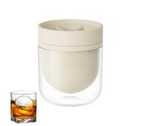 Besreey Moule À Glace Grand Format | Bac à Glaçons Réutilisable en Silicone pour Congélateur | Moules À Glace Blocs Accessoires Portables Ronds Lavables Anti-Adhésifs pour Préparation Cocktails