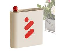 Besreey Organisateur cosmétique - Rangement de bureau pour masques faciaux - Boîte de rangement avec couvercle pour pinceaux de maquillage, aliments et réfrigérateur