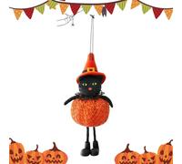 Besreey Ornements Sorcière Halloween - Ornements Dorés Halloween pour Arbre - Décoration Fête Intérieur Patio Ferme Jardin Fenêtre Extérieur