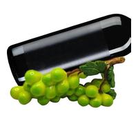 Besreey Porte-bouteille décoratif pour fruits - Artisanat - Décoration de raisin - Étagère à bouteilles en résine - Figurine de fruits peinte à la main pour cuisine, bar, mariage, réunion