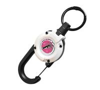 Besreey Porte-clés rétractable - Porte-badge avec bande en acier extensible - sécurisé - Porte-clé - Extension de porte-clés