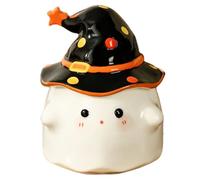 Besreey Tasses à d'Halloween | Tasse effrayante en céramique - 355 ml Tasse à mignonne pour Halloween Automne Ménage Anniversaire Noël Adultes