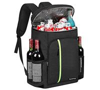 besrey Sac à Dos Thermique 30 litres Sac Thermique ,Sac à Dos Isothermique ,Porte déjeuner Gardez Les Aliments Chauds ou Froids.pour Camping, Pique-Nique, Barbecue, événements (Noir)
