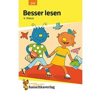 Besser lesen 4. Klasse, A5-Heft: Deutsch - Übungsheft Lesen: Leseübungen für die Grundschule - Leseverständnis, Lesen lernen