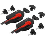 Bessey WNS-SET-MFT Elément de serrage horizontal à traction vers le bas pour tables multifonctions Force de serrage avec diamètre de trou de 20 mm et épaisseur de plaque de 19 mm min. jusqu'à 750 N