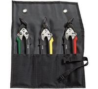 Bessey Cisaille tôle DSET15 – Kit 3 paires, démultiplication, livré en trousse