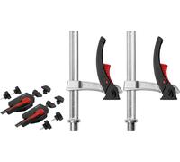 Bessey Set d'action avec outils de serrage pour table MFT-A Envergure max. 150 mm Empattement 80 mm