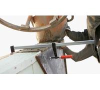 BESSEY Pince à visser en fonte malléable TGK300 avec poignée en bois, 3000/120 mm