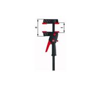 Bessey Presse une main DuoKlamp DUO 450/85