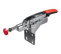 Bessey - Sauterelle Horizontale 25mm avec Bras Ouvert et Platine de Fixation Coudée, Silver