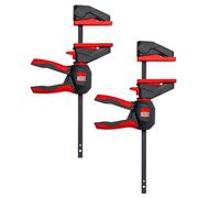 BESSEY Serre-joint EZ360S-11SET - Envergure de 110 mm - Force de serrage de | La poignée rotative à 360° permet un serrage précis à une main dans n'importe quelle position et facilite le travail en toute