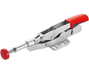 Bessey STC-IHH25 STC-IHH Pince à bascule plaque de base horizontale, argent/Rouge, 35mm