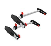 BESSEY TMS-SET Lot de 2 entretoises de montage pour mandrin de porte Fixe et soutient la doublure de porte, avec vis de blocage pour un travail plus précis, 1,36 kg