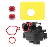 Besshepplo 1 carburateur de tondeuse à gazon pour moteurs 300E 450E 500E 125 CC 140 CC remplace 591160 595656 591979 593261 avec joint torique d'étanchéité pour filtre à air noir