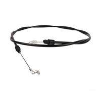 Besshepplo 946-05105A Câble de commande d'embrayage de 175,7 cm avec extrémités en Z pour tondeuse à gazon, pièce de rechange à ressort métallique, couleur noire pour une coupe efficace