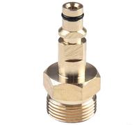 Besshepplo Adaptateur de tuyau M22 en laiton massif pour nettoyeur haute pression pour raccord rapide - Raccord de sortie pour Karcher et Nilfisk