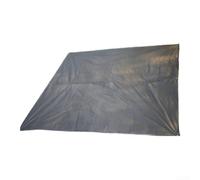 Besshepplo Bâche de camping imperméable 210D Oxford 300 x 300 cm, tapis de pique-nique résistant à l'humidité avec bords renforcés et anneaux en cuivre pour tente d'extérieur, plage, randonnée, noir