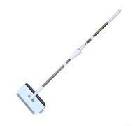 Besshepplo Balai plat réutilisable en microfibre avec coussinets en chenille pour sols en bois dur et stratifié, nettoyage à sec et humide, kit de dépoussiérage domestique avec plumeau