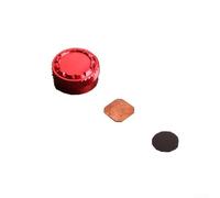Besshepplo Bouton de frein mécanique en alliage d'aluminium pour Daiwa Tatula 100 150 200 300 400 19 - Bouton de réglage léger et élargi - Noir rouge argenté (pour TATULA 150/200 rouge)