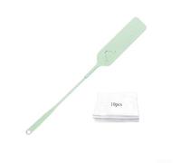 Besshepplo Brosse à poussière extensible de 65 cm avec tissu non tissé pour enlever la poussière et les poils sous les lits, meubles et plafonds hauts, design tête plate, trou de suspension, rangement