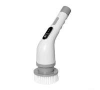 Besshepplo Brosse de nettoyage électrique télescopique sans fil rotative automatique 9 en 1 multifonction pour la maison, la cuisine, le carrelage, la salle de bain et difficile à atteindre (A)